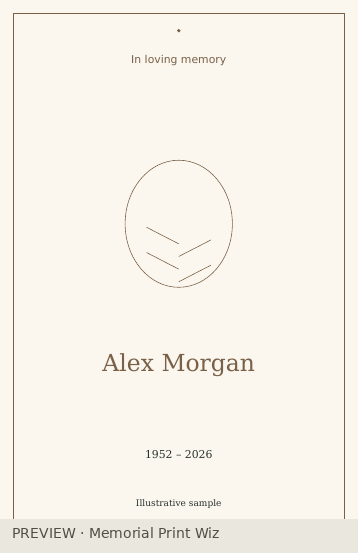 Linen illustrative program cover